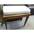 Wood Organ Piano Cushioned Seat Stool